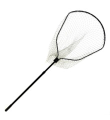 Підсак Breeze HY-170170-QP п'ятикутна цільна голова 70 см, сітка кордова, чорна телескоп ручка 1.8m