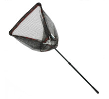 Підсак Breeze HH-260170-GJ трикутний 60 см, посилений замок, чорна вшита прогумована сітка, чорна телескоп ручка