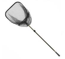 Підсак Breeze Y-226055-HD п'ятикутний, каркасна голова 55 см, велика чорна прогумована сітка
