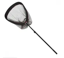 Breeze HB-70 Pentagonal Landing Net, 70cm Head, Rubberized Mesh, 1.8m Telescopic Handle