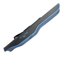 Чехол-тубус для удилищ ECLIPSE 2507 1.35м 2 секции каркасный, серый, с карманом под катушку