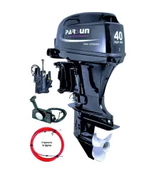 Two-stroke boat motor PARSUN T40 FWS-T