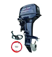 Two-stroke boat motor PARSUN T40J FWL
