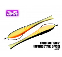 Поролоновая рыбка Dancing Fish 5 (Reverse Tail) Офсет #203 (5шт)