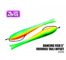 Поролонова рибка Dancing Fish 5 (Reverse Tail) Офсет #206 (5шт)