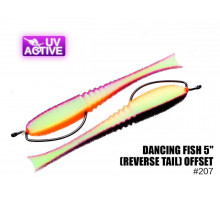 Поролоновая рыбка Dancing Fish 5 (Reverse Tail) Офсет #207 (5шт)