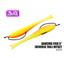 Поролоновая рыбка Dancing Fish 5 (Reverse Tail) Офсет #210 (5шт)