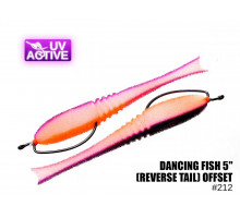 Foam fish Dancing Fish 5 (Reverse Tail) Offset #212 (5pcs)