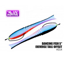 Поролонова рибка Dancing Fish 5 (Reverse Tail) Офсет #214 (5шт)