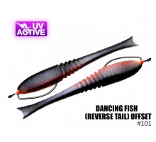 Поролоновая рыбка Dancing Fish 5,5 (Reverse Tail) Офсет #101 (5шт)