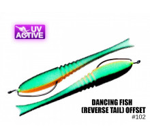 Поролоновая рыбка Dancing Fish 5,5 (Reverse Tail) Офсет #102 (5шт)