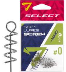 Штопор для силікону Select Soft Lures Screw #4 45mm (7 шт/уп)