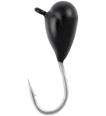 Mormyshka tungsten Viking Fishing Drop 0.46g 3mm Black (5pcs)