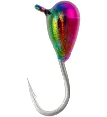 Mormyshka tungsten Viking Fishing Drop 0.46g 3mm Rainbow (5pcs)