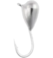 Mormyshka tungsten Viking Fishing Drop 0.46g 3mm Silver (5pcs)