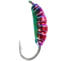 Mormyshka tungsten Viking Fishing Shrimp 0.33g 7mm Rainbow (5pcs)