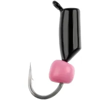 Мормышка вольфрамовая Viking Fishing Rigabik+bead 0.35g 2mm Black+P (5шт)