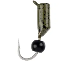 Mormyshka tungsten Viking Fishing Rigabik+bead 0.62g 2.5mm Olive+B (5pcs)