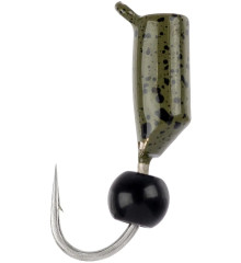 Мормышка вольфрамовая Viking Fishing Rigabik+bead 0.62g 2.5mm Olive+B (5шт)