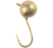 Mormyshka tungsten Viking Fishing Round 0.19g 2.5mm Gold (5pcs)