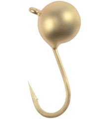 Мормышка вольфрамовая Viking Fishing Round 0.19g 2.5mm Gold (5шт)