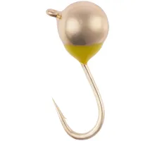 Мормишка вольфрамова Viking Fishing Round+drop 0.31g 3mm Gold (5шт)