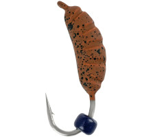 Мормишка вольфрамова Viking Fishing Shrimp+bead 0.95g 9mm Rum+V (5шт)