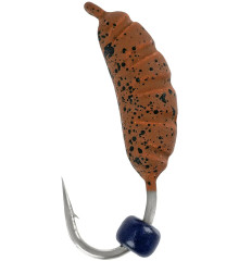Мормишка вольфрамова Viking Fishing Shrimp+bead 0.37g 7mm Rum+V (5шт)