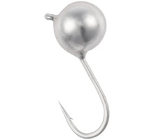 Mormyshka tungsten Viking Fishing Round 0.3g 3mm Silver (5pcs)