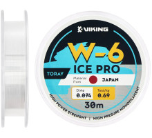 Леска Viking Fishing Ice Pro W-6 30m (clear) 0.110mm 1.34kg