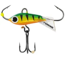 Balancer Viking Fishing Yeti Ice Jig 15mm 1.5g #28 Chrome Perch