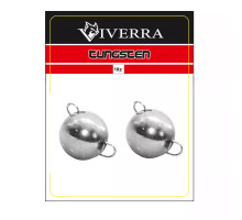 Разборная вольфрамовая чебурашка Viverra 18g Electroplated silver