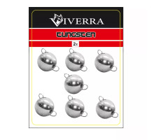 Disassemblable tungsten cheburashka Viverra 2g Electroplated silver