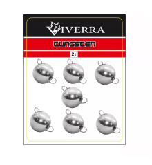 Разборная вольфрамовая чебурашка Viverra 2g Electroplated silver