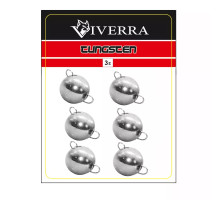 Разборная вольфрамовая чебурашка Viverra 3g Electroplated silver