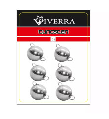 Разборная вольфрамовая чебурашка Viverra 3g Electroplated silver