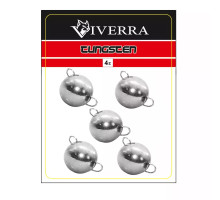 Disassemblable tungsten cheburashka Viverra 4g Electroplated silver