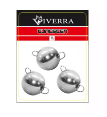 Разборная вольфрамовая чебурашка Viverra 7g Electroplated silver