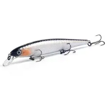 Wobbler Bearking MagSquad 115F color P Silver Black Glass