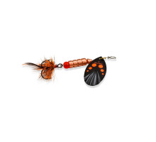 Блесна Williams Vortex Dressed UV 3.54gr #Black Orange Dots On Silver