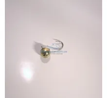 Tungsten jig Winter Star shot eyelet 7.0mm / 3.22gr. hook number 10: gold