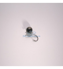 Tungsten jig Winter Star shot eyelet 7.0mm / 3.22gr. hook number 10: black