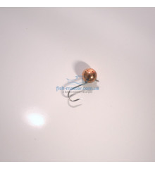 Мормышка вольфрамовая Winter Star дробь ушко 4.0мм/0,59гр. крючок №16 :медь