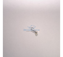 Мормышка вольфрамовая Winter Star дробь отверстие кембрик 5.0мм/1,15гр. крючок №14:серебро