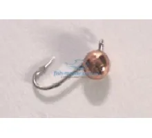 Tungsten jig Winter Star shot edge eyelet 3.0mm / 0.24gr. hook number 18: copper