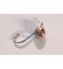 Tungsten jig Winter Star shot edge eyelet 2.5mm / 0.14gr. hook number 20: copper