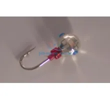 Tungsten jig Winter Star shot edge hole cambric 3.0mm / 0.22gr. hook number 18: silver