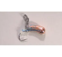 Tungsten jig Winter Star Uralka chain 3.0mm / 0.57g hook No. 16: copper / silver
