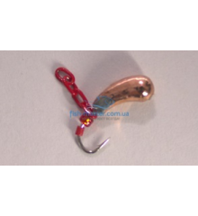 Мормышка вольфрамовая Winter Star уралка цепь 3.0мм/0.57гр крючок №16 :медь/красная