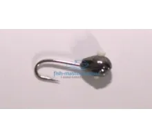 Tungsten jig Winter Star drop hole cambric 4.0mm / 0.92g hook No. 14: black